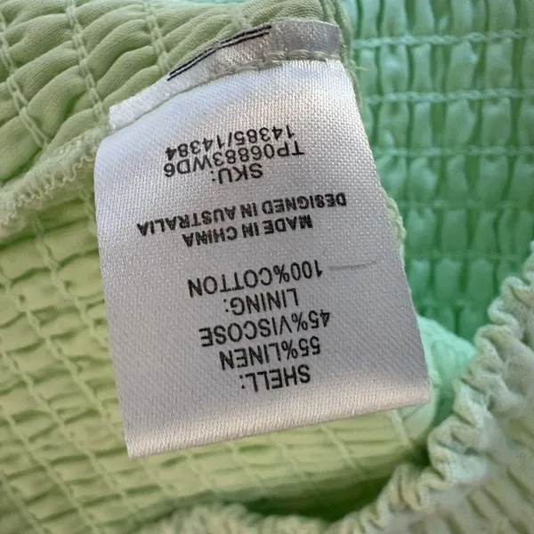 Meshki Mint Textured Tank Top - Image 4