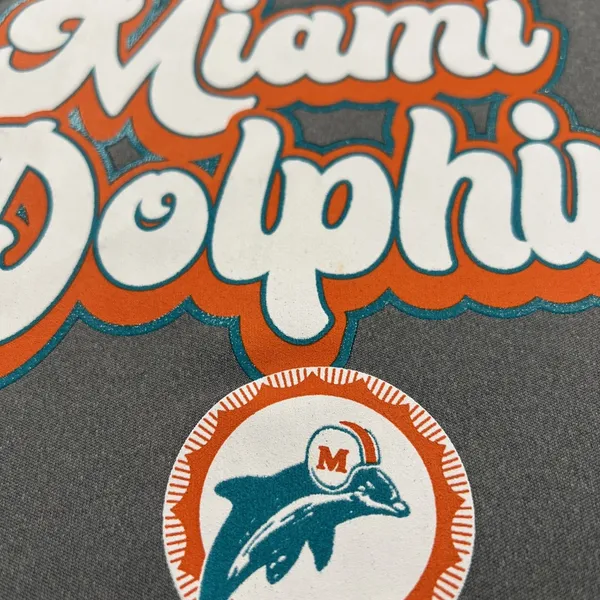 New Era Licensed NFL Team Apparel Miami Dolphins Tee Sportswear T-shirt Football - Image 3