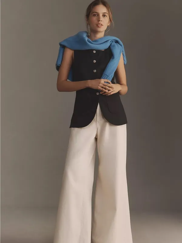 Maeve Button Front Vest - Image 2