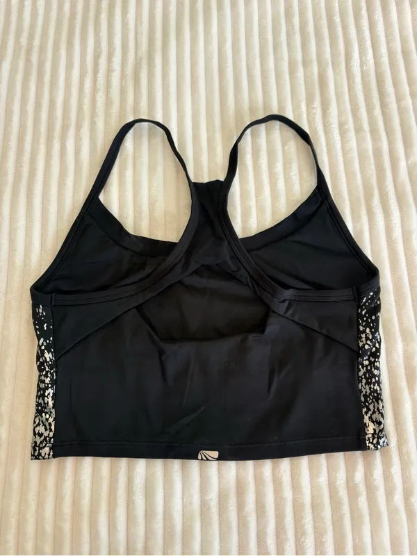 MARIKA TEK Black Speckled Sports Bra Size M - Image 2