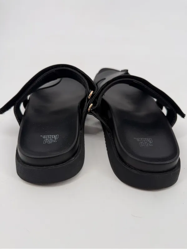 Women's Hayley Slide‎ Sandals - Wild Fable Black 6.5 - Image 3