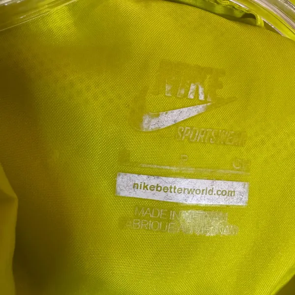 Nike “Windrunner” y2k rain‎ jacket – neon yellow, Small - Image 6