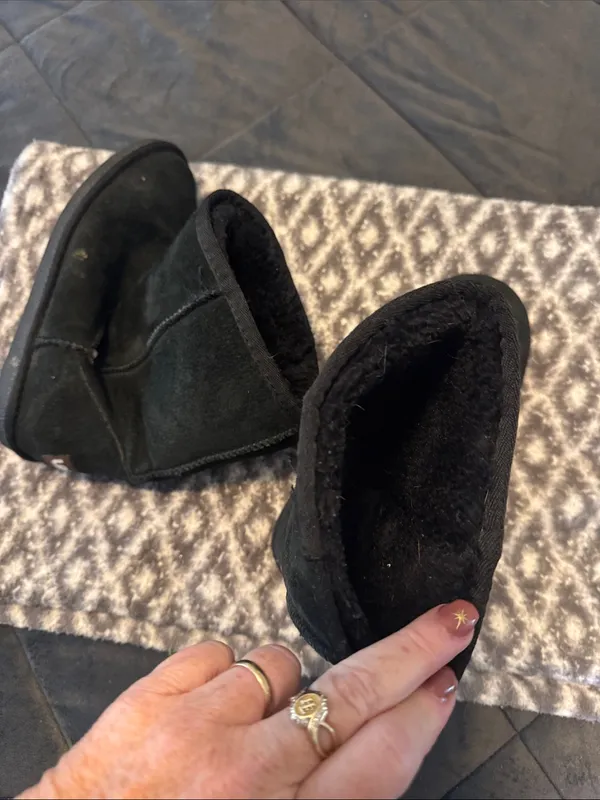 Women’s suede boots Black Size 8 - Image 5
