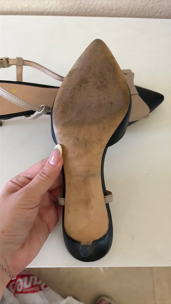Kate Spade Bow Kitten Slingback Heels - Image 5