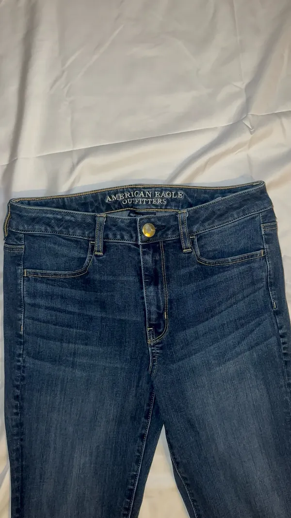 American Eagle AEO X4 Hi-Rise Jegging Jeans Size 6 Long - Image 7