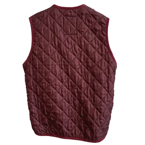 MASTER Sportswear Quilted Aztec Fleece Vest‎ Women's Size Medium Made in Italy - Image 4