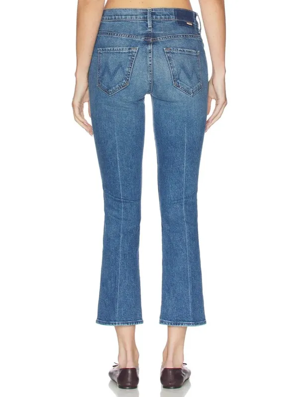NWT Mother Superior Insider Ankle in Get Two Birds Stoned Crop Bootcut Jeans 28 - Image 13