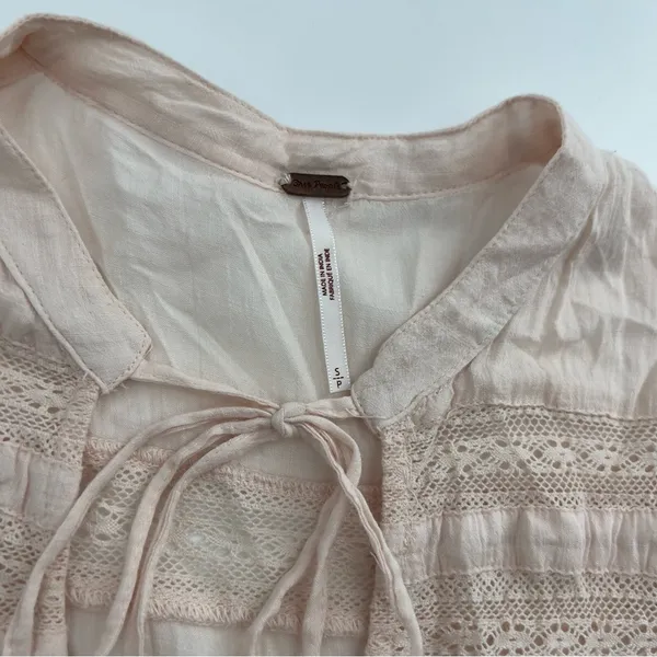 Free People Midnight Midi Maxi Dress‎ Light Pink Women’s Size S - Image 3