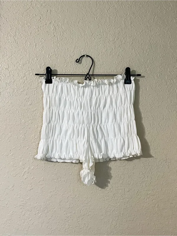 Urban Outfitters Out From Under Piper Perfect Pointelle Shirred Bloomer Shorts S - Image 3