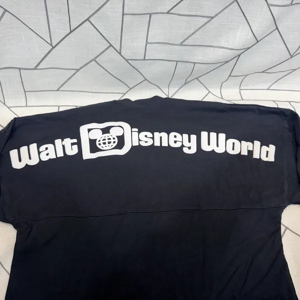 Walt Disney‎ World Spirit Jersey Adult XS Black Long Sleeve Crew Mickey Mouse - Image 14
