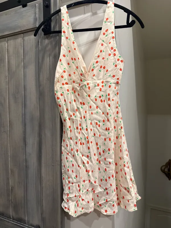 Zara cherry mini dress - Image 4