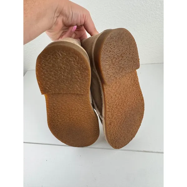 Womens Bata Safari‎ Suede Leather Desert Chukka Ankle Boots Chukka Size 2 Tan - Image 3