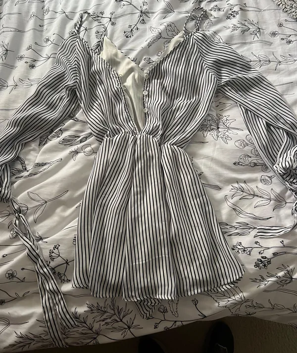 Striped Romper - Image 2