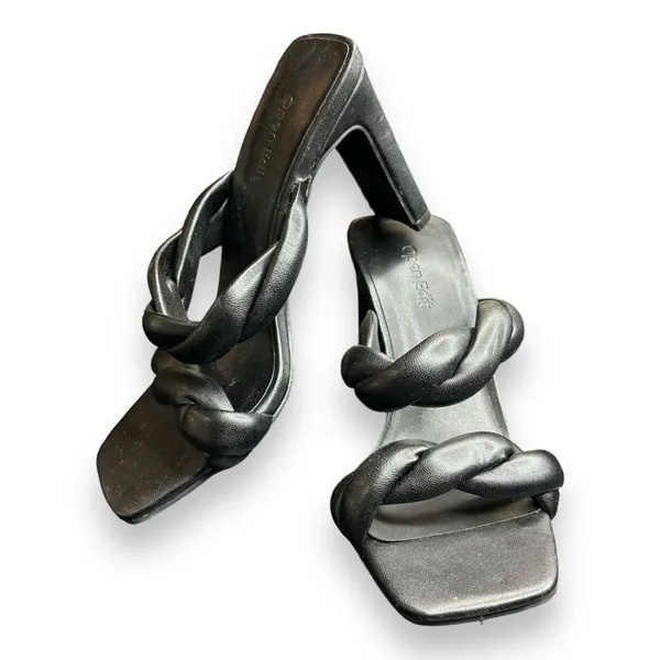 Open‎ Edit Remmy Sz 6M Black Strappy Heels Sandals - Image 5