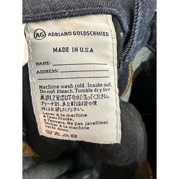 AG Adriano Goldschmied The Farrah 70s Bell Bottom Jeans Dark Wash 26R - Image 4