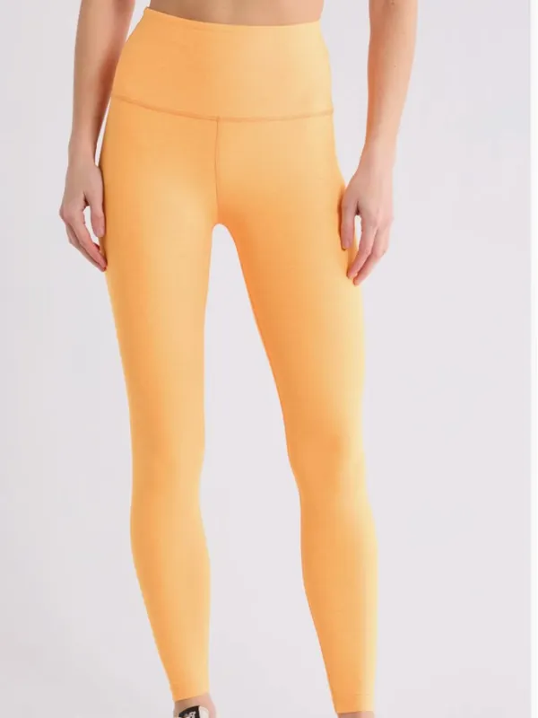 NWT Beyond Yoga Caught in the Midi High Waist Leggings Small, MANGO POP HEATHER - Image 2