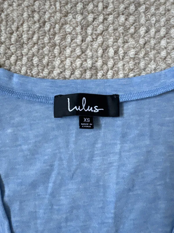 Lulus V-Neck Ruffle Tank - Image 2