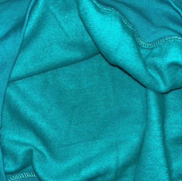 Vintage Snowman Christmas Sweatshirt XL Teal - Image 5