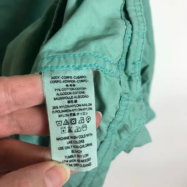 Free people oversized green hooded‎ pullover - Image 5