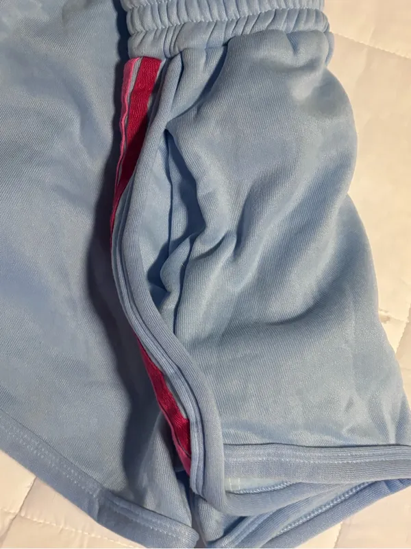 New! Totally 80’s Light Blue Women’s Athletic Shorts - Image 3