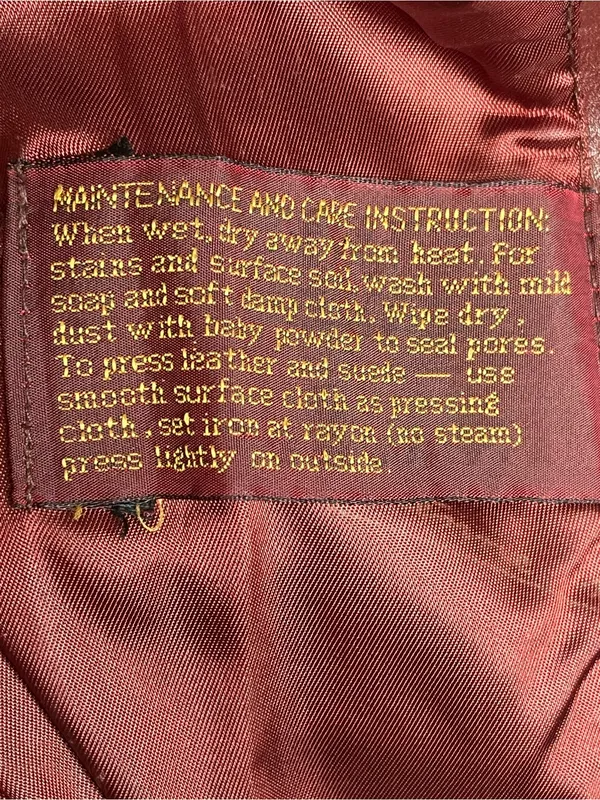 Etienne Aigner Vintage Oxblood Leather Blazer Style Jacket 80s Sz 14 - Image 14
