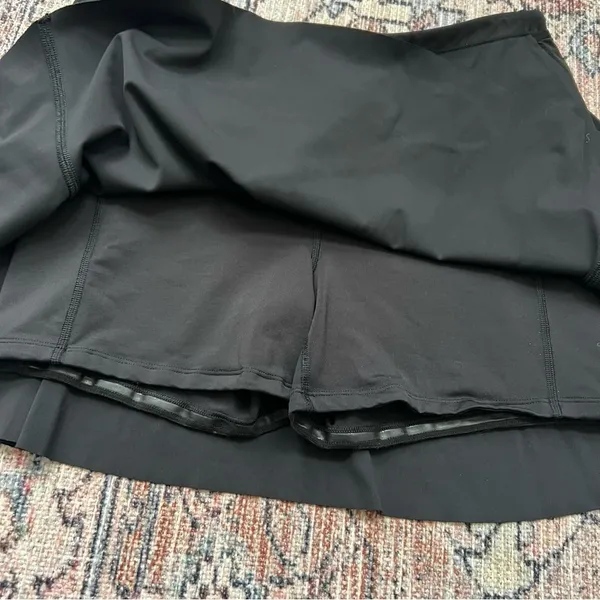 Athleta Match Point Skort Black Tennis Pickleball Golf Active Skirt Size Medium - Image 8