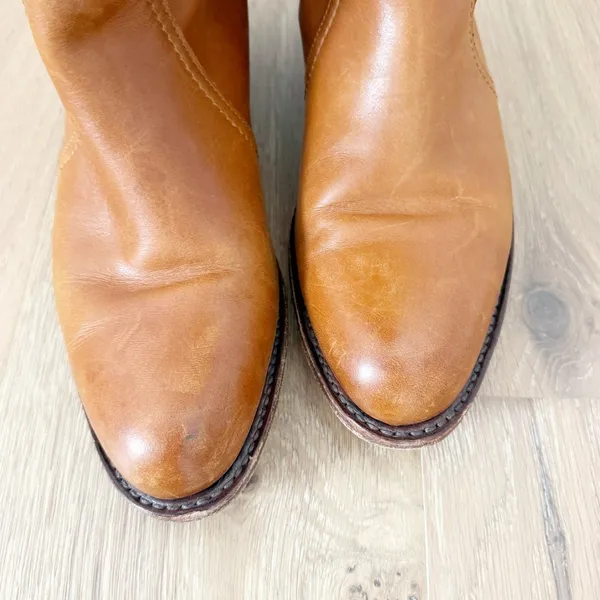 Frye Phillip Flat Riding Boot Brown Leather US 8 - Image 8