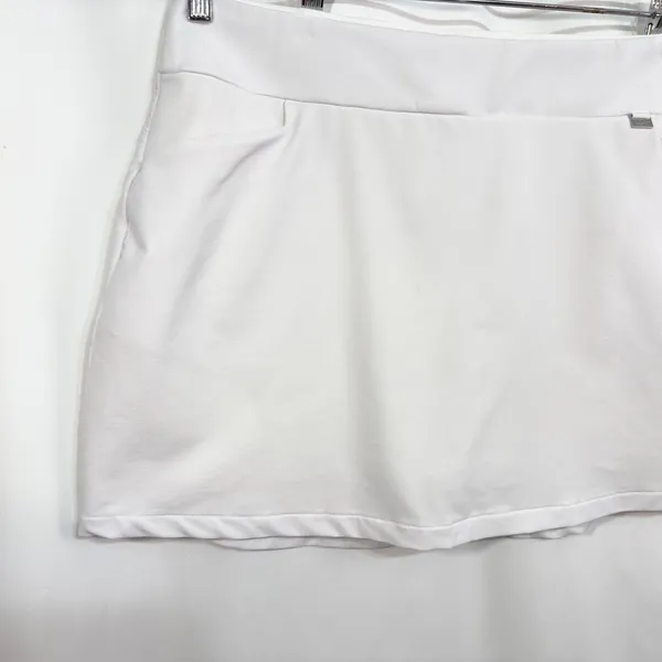 Greg Norman XL Golf Skort‎ Athletic Performance Pockets White Skirt Shorts 936 - Image 7