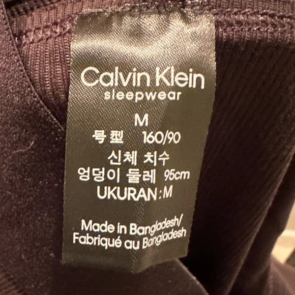 Calvin Klein‎ Womens Black Cotton Stretch Rib Leggings QS7220-002 Size M NWT - Image 8