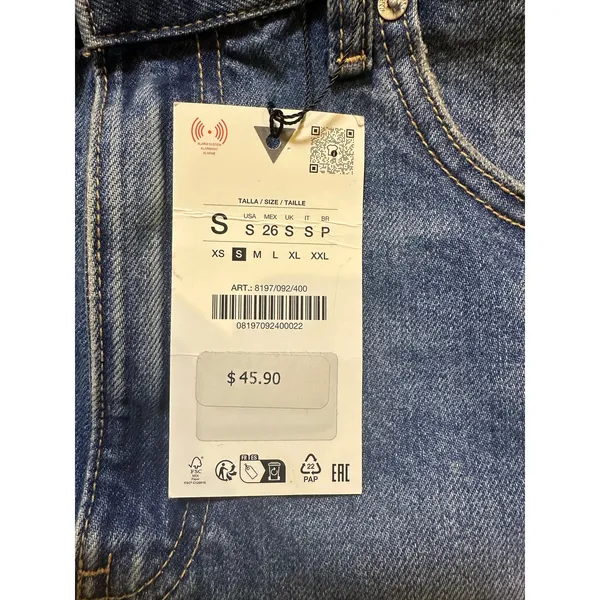 Zara Denim Mini Skirt NEW - Image 3