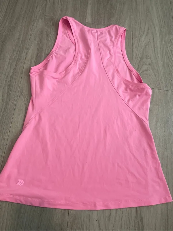 all in motion Pink Racerback Tank Top - Image 2