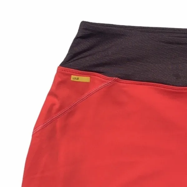 Lole Athletic Golf Skort Orange/Dark‎ Gray Size M - Image 8