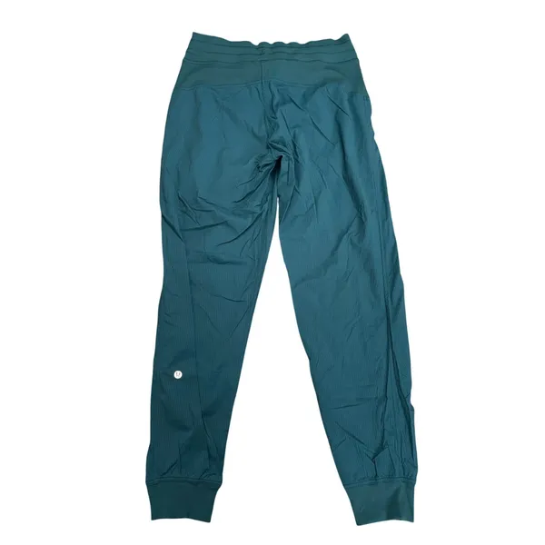 Lululemon Dance Studio Jogger Women 6 Teal Excellent Textured Activewear - Image 2