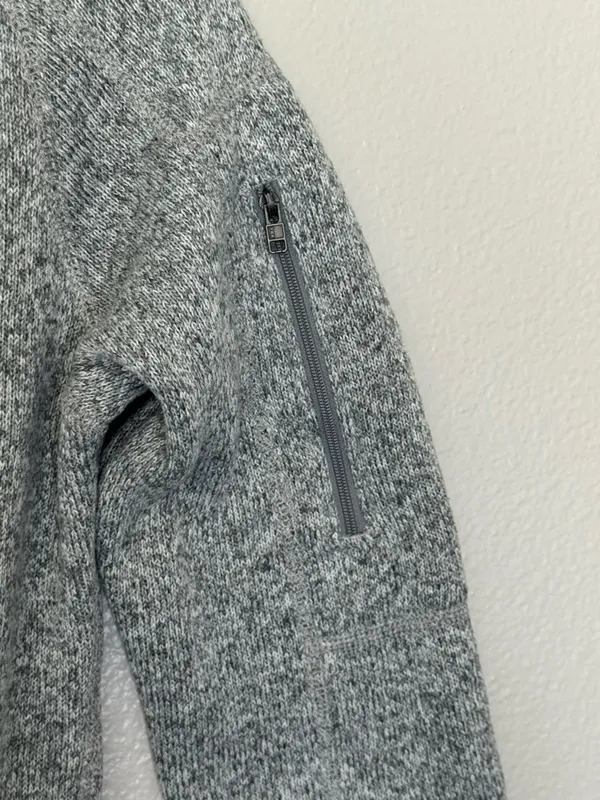 Patagonia Gray Marked Better Sweater Full Zip Fleece Jacket Size Small - Image 7