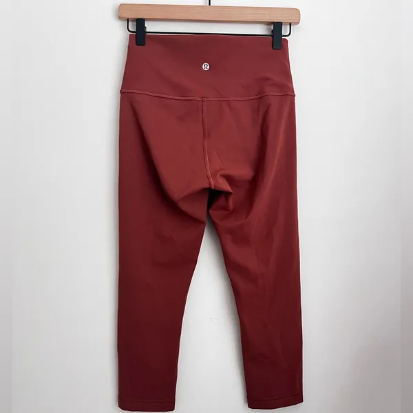 Lululemon athletica Wunder Train High-Rise Crop 21" in Ancient Copper 8 - Image 6