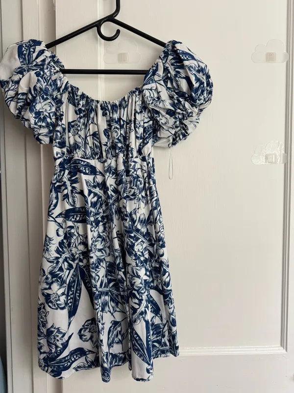 Abercrombie Puff Sleeve Mini Dress - Image 2
