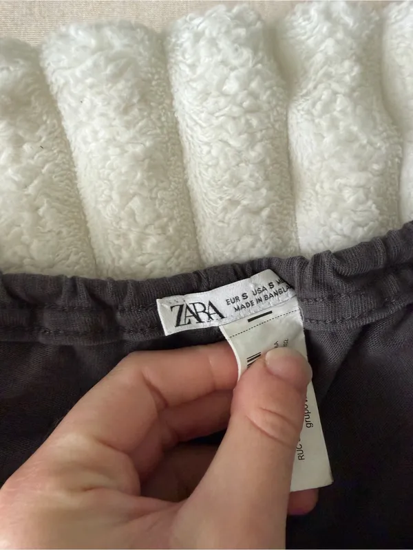 Zara Gray Drawstring Pants - Image 5