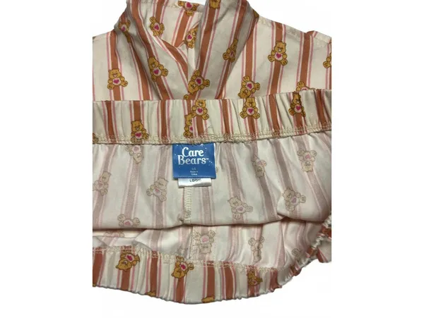 Care Bears Striped Teddy Bear Print Pajama Shorts - Image 3