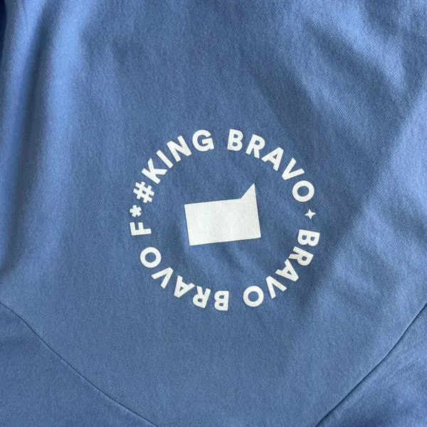 Bravocon Hoodie Blue Size L - Image 5