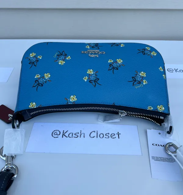 Coach Jes Baguette With Floral Bow Print - Image 5