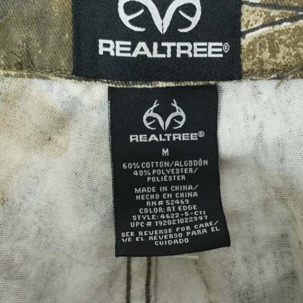 Realtree Edge Camo Cargo Pants Womens Medium Brown Pink Logo Hunting Gorpcore - Image 9