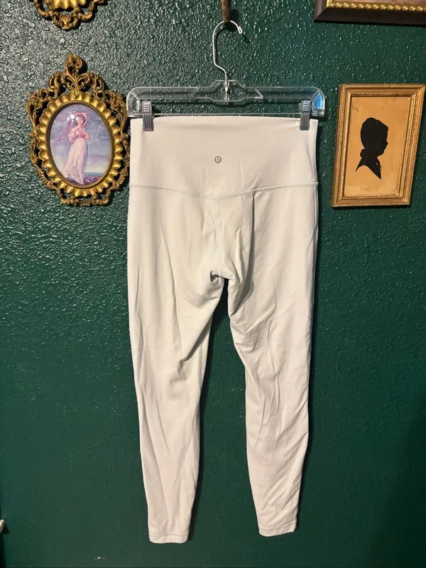 Lululemon Align Baby Blue Double Lined Leggings HR 28” Size 8 - Image 2