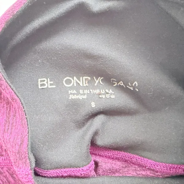 Beyond Yoga Spacedye Caught in The Midi High Waisted Legging Small Beet Purple - Image 4