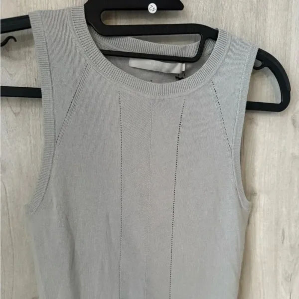Revolve one grey day peplum grey viscose top‎ NWT - Image 4