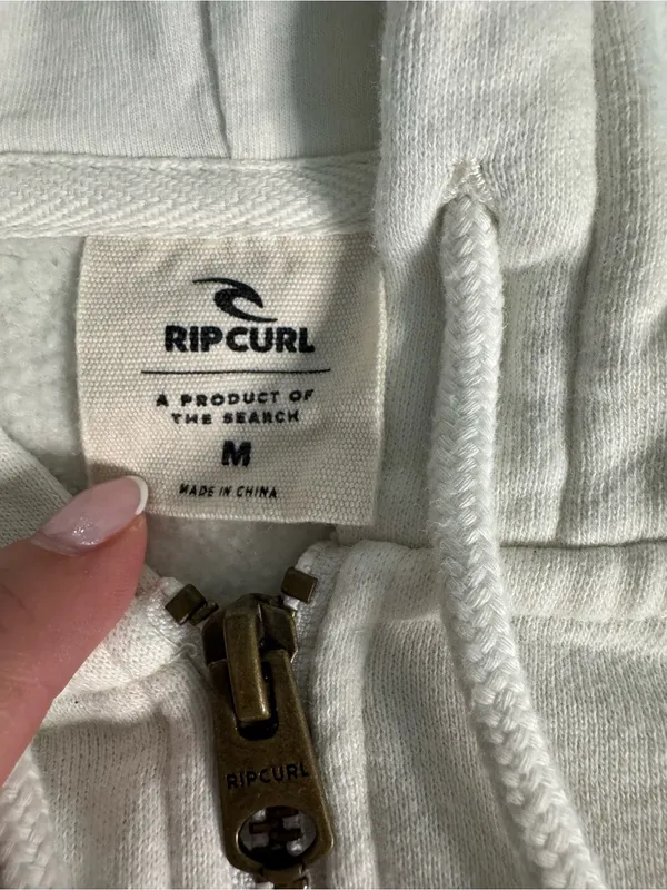 Ron Jon Surf Shop x Rip Curl Graphic Zip-Up Hoodie | Size M - Image 3