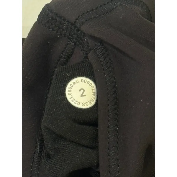 Lululemon‎ Align High-Rise Short 6" Womens 2 Black Excellent Nulu Biker Yoga - Image 5