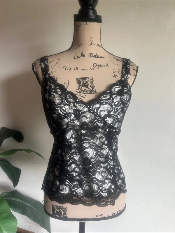 White House Black Market Lace Corset Top Size 10 - Image 3