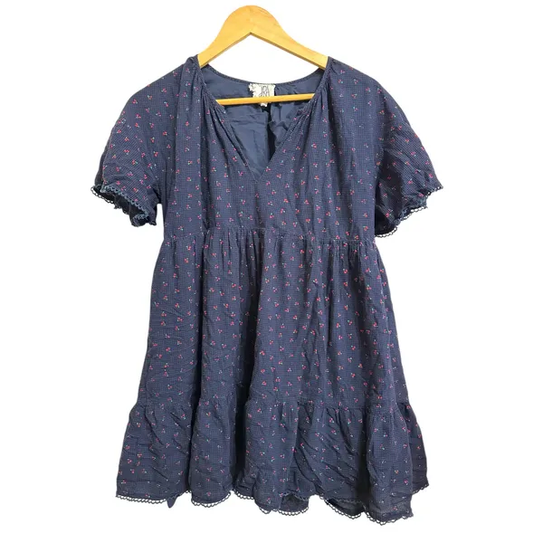 DRA Gianna Dress In‎ Navy Cherry size Medium $145 - Image 2