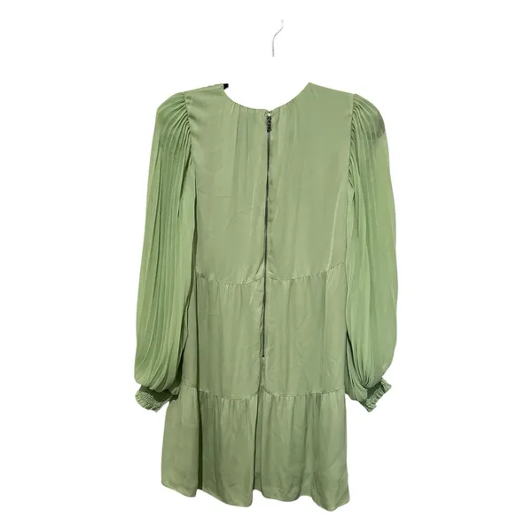 ALICE + OLIVIA Antonette Pleated Long Sleeve Dress Size S - Image 6