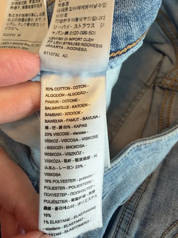Levi’s 725 High Rise Bootcut Jeans 30 Classic Flattering Light Wash A5 - Image 5